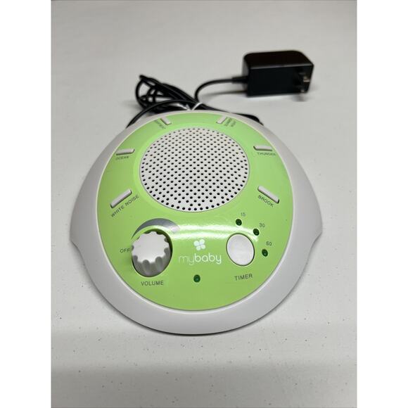 My Baby MYB-S200A by HoMedics Sound Therapy Machine 6 Sounds w/ AC Adapter - Picture 1 of 4